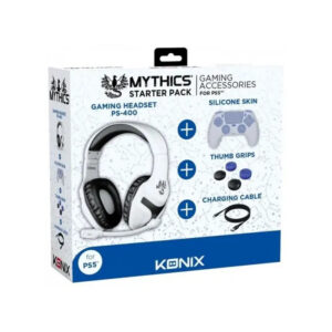 Starter Pack PS5 KONIX Casque + Protège Man
